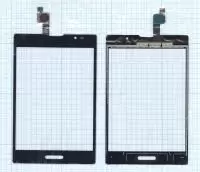 Сенсорное стекло (тачскрин) для LG Optimus VU 2 (VU II) F200, черный
