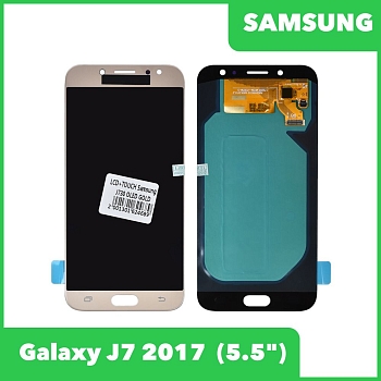 LCD дисплей для Samsung Galaxy J7 2017 SM-J730 в сборе с тачскрином (OLED), золотой