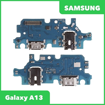 Разъем зарядки для телефона Samsung Galaxy A13 SM-A135 с разъемом гарнитуры и микрофоном