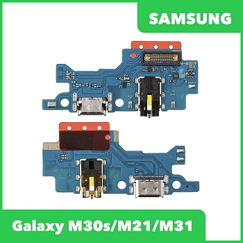 Системный разъем (разъем зарядки) для Samsung Galaxy M31 (M315F) и разъем гарнитуры, микрофон