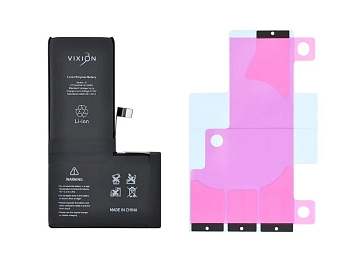 Аккумулятор Vixion для телефона Apple iPhone X, 2716мАч, с монтажным скотчем